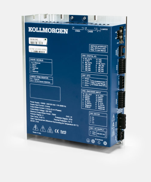 Kollmorgen, kapalı döngü pozisyon kontrollü P80360 step sürücüsünü tanıttı
